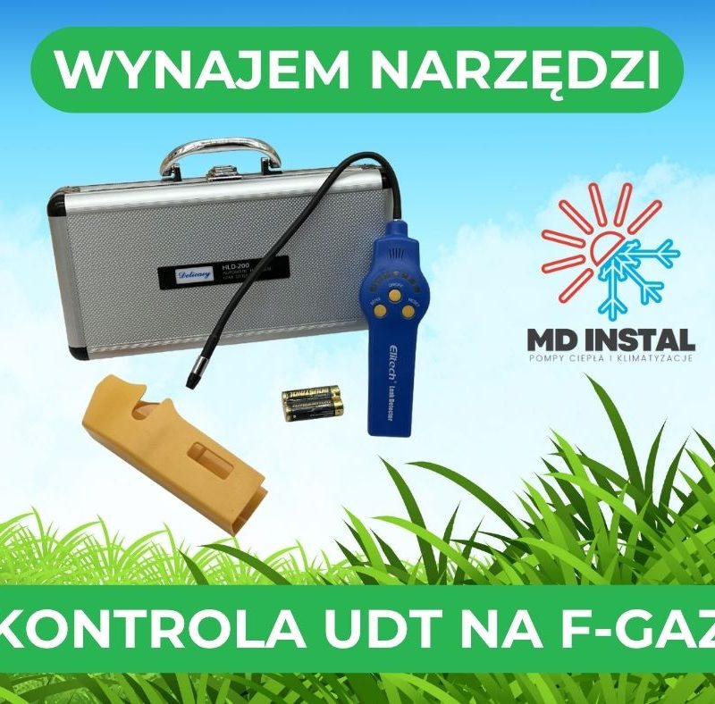 Detektor nieszczelności na wynajem do kontroli UDT na fgaz