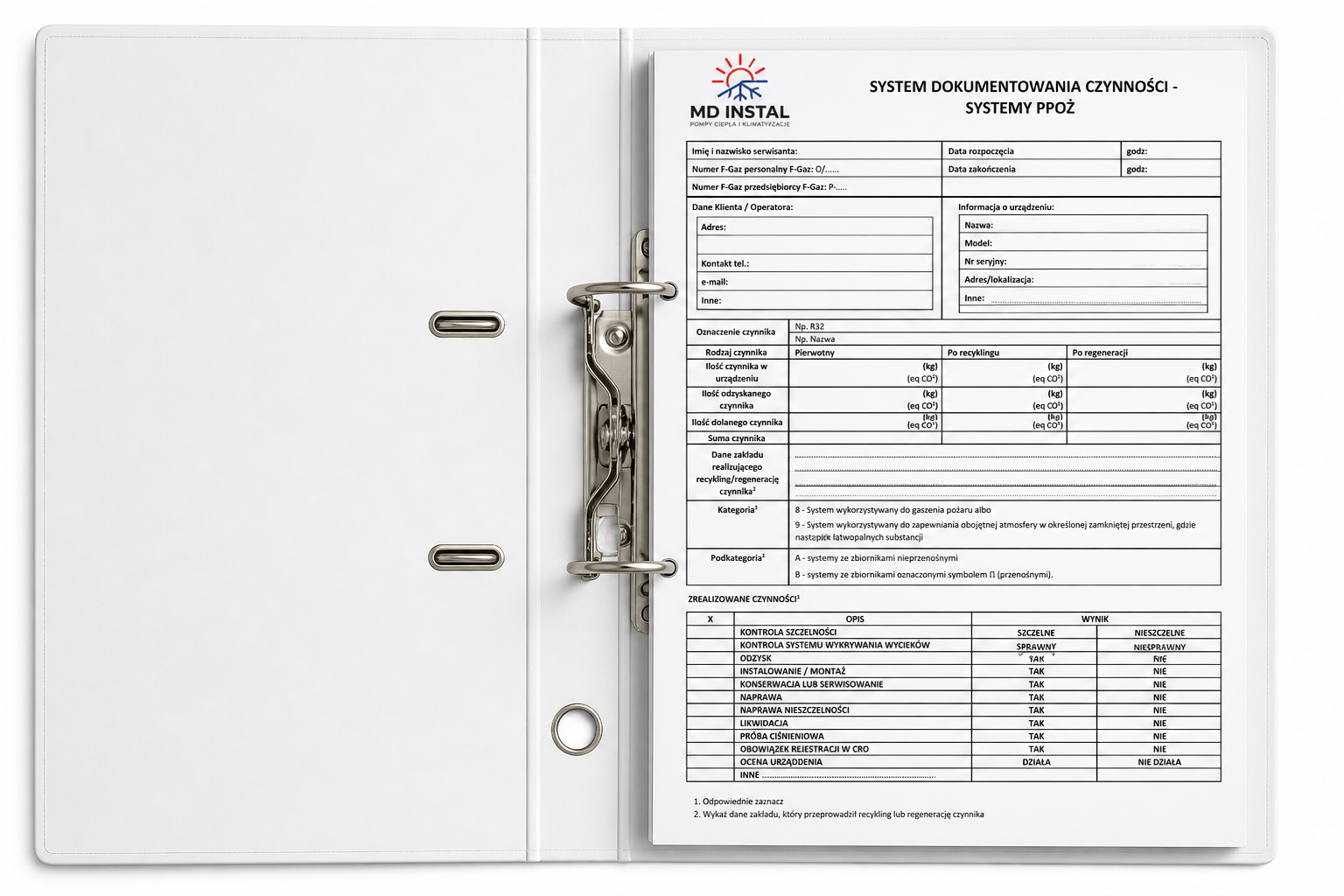 System Dokumentowania Czynności PPOŻ
