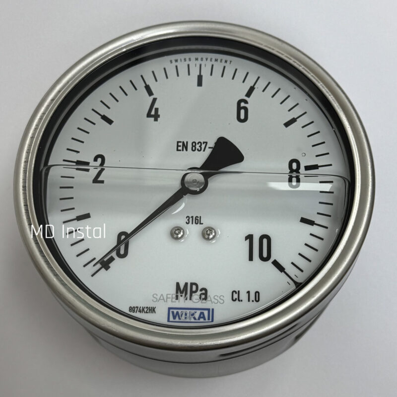 Manometr 10 MPa pod UDT PPOŻ