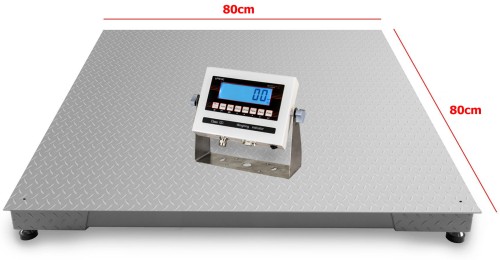 Waga platformowa 300kg/ 100g z Legalizacją 80cmx80cm pod UDT na fgaz PPOŻ (1)